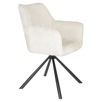 Stol med Armlener <strong>Larenzo</strong>  Beige