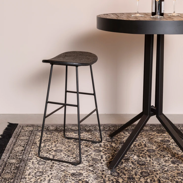Barstol Miyel Svart 65 cm