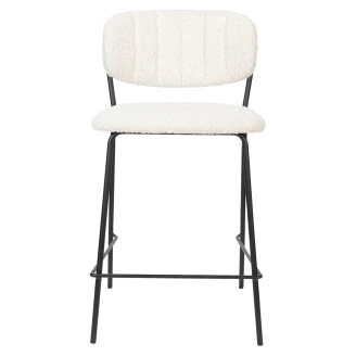Barstol <strong>Milis</strong>  Hvit, Svart 65 cm