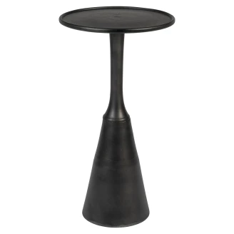 Sidebord Zorin Svart Ø35 cm