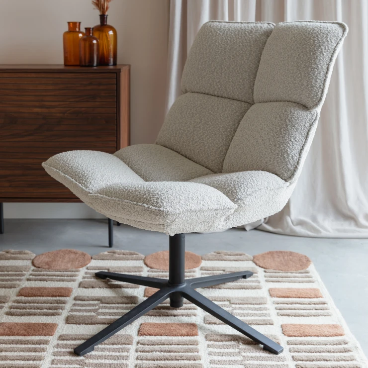 Loungestol Saryn Beige