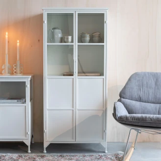 Skjenk Høy 2 Dører <strong>Fero</strong>  Hvit