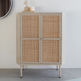 Skjenk Lav 2 Dører <strong>Karo</strong>  Beige