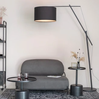 Gulvlampe <strong>Zune</strong>  Svart
