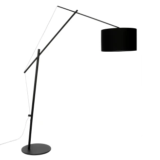 Gulvlampe <strong>Zune</strong>  Svart