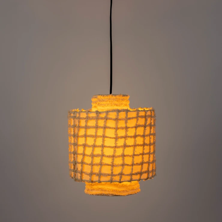 Hengende Lampe Bred Zaro Beige