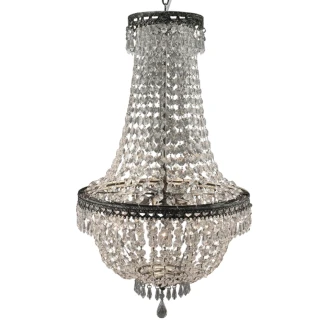Werner Voss Hengende Lampe <strong>Crystal Clear</strong>  Antikk Sink Blank 75 cm