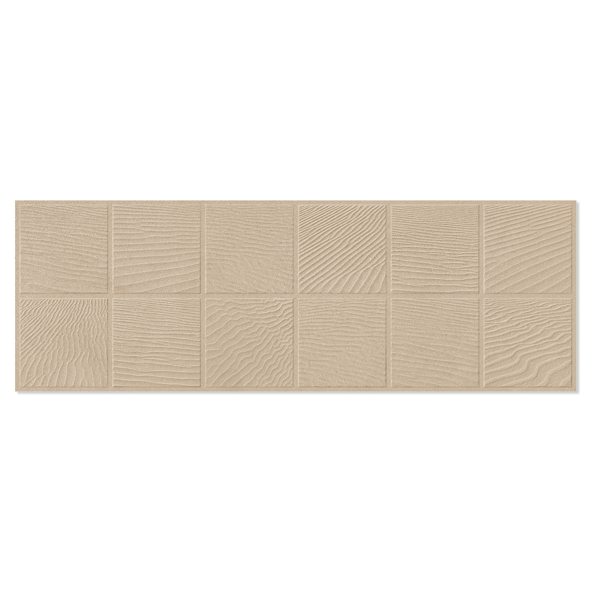 Dekor Veggflis Maui Gull-Dune Matt Relieff 40x120 cm