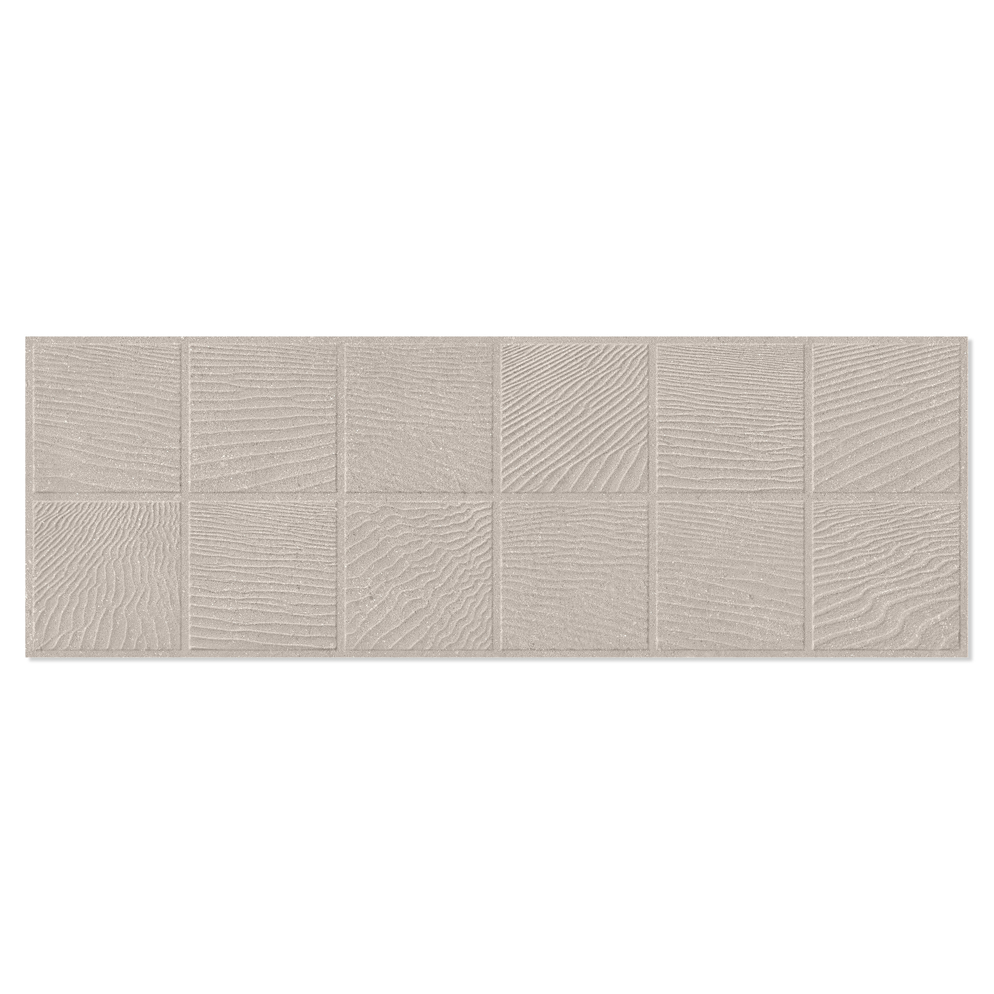 Dekor Veggflis Maui Gråbeige-Dune Matt Relieff 40x120 cm