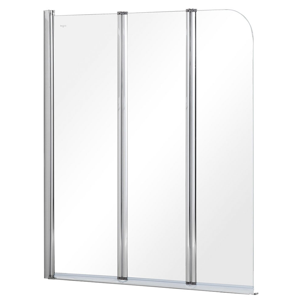 Badekarvegg Supremo Krom 5 mm 120x140 cm