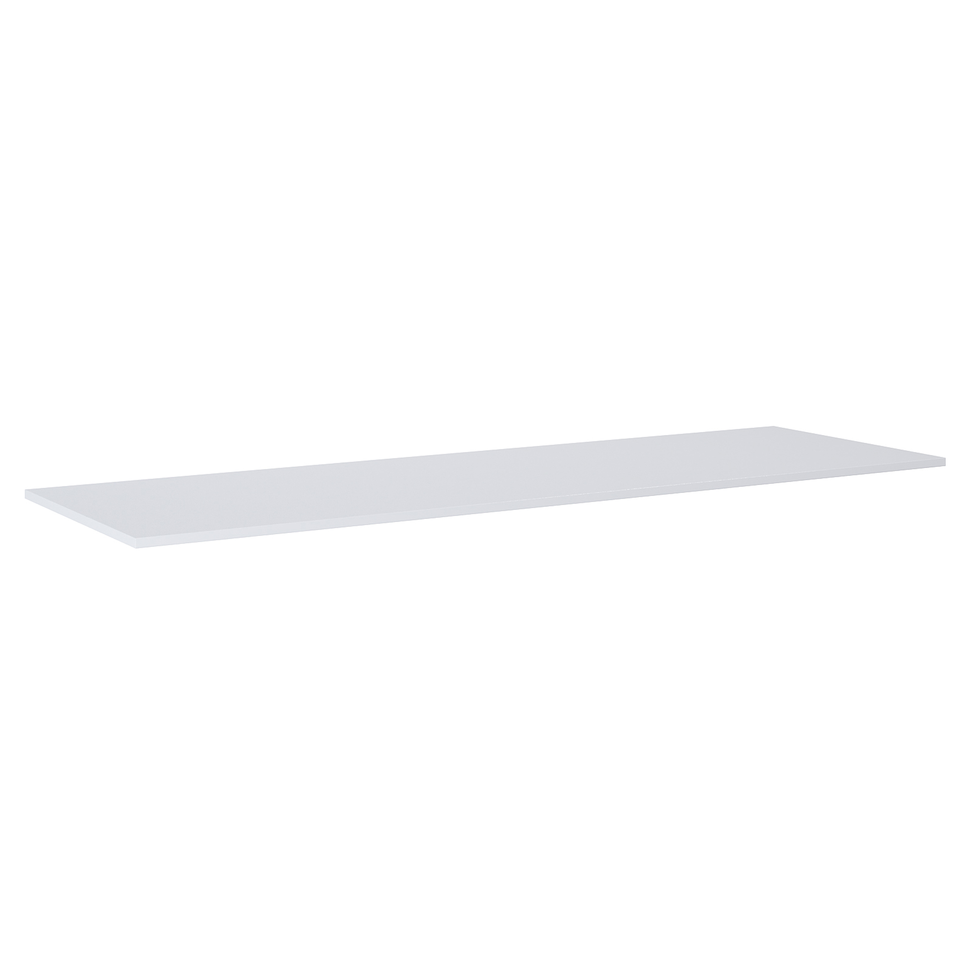 Benkeplate Bloc Hvit Matt 160 cm