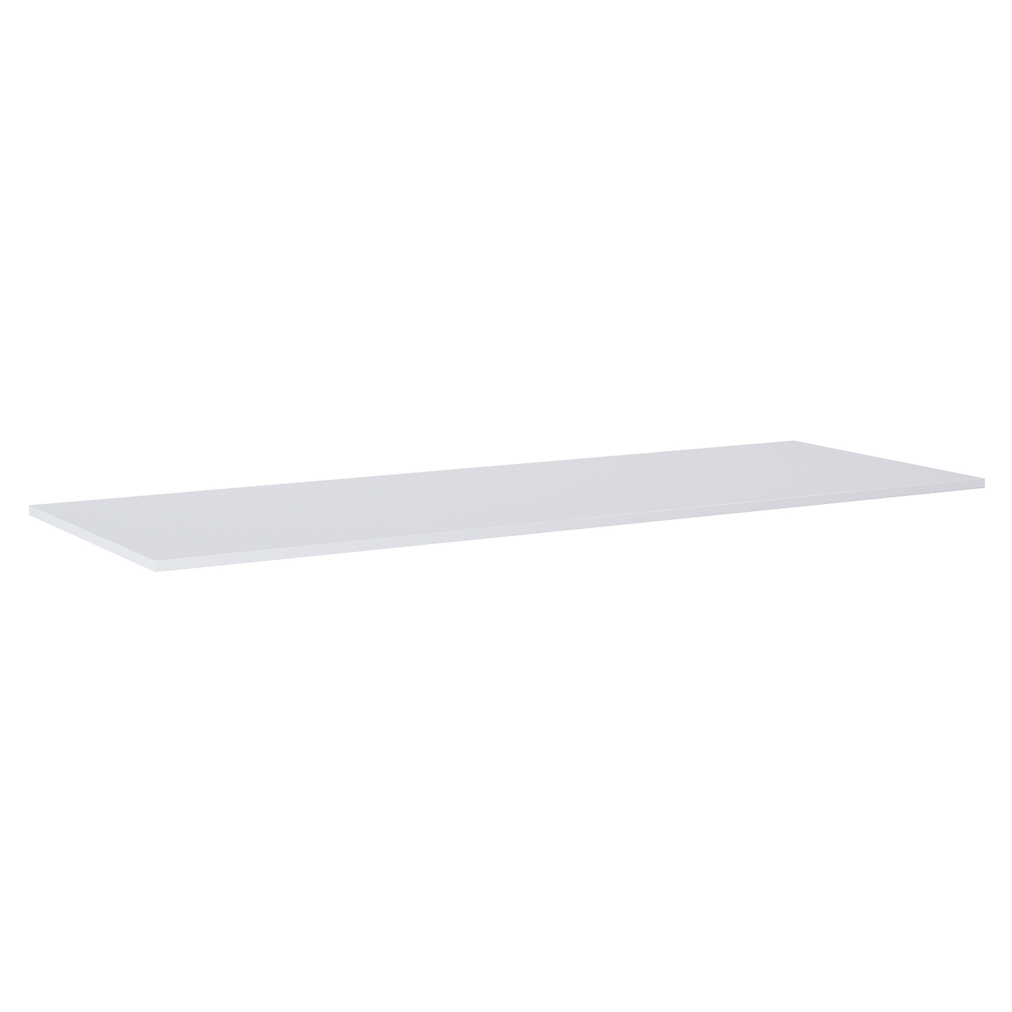 Benkeplate Bloc Hvit Matt 140 cm