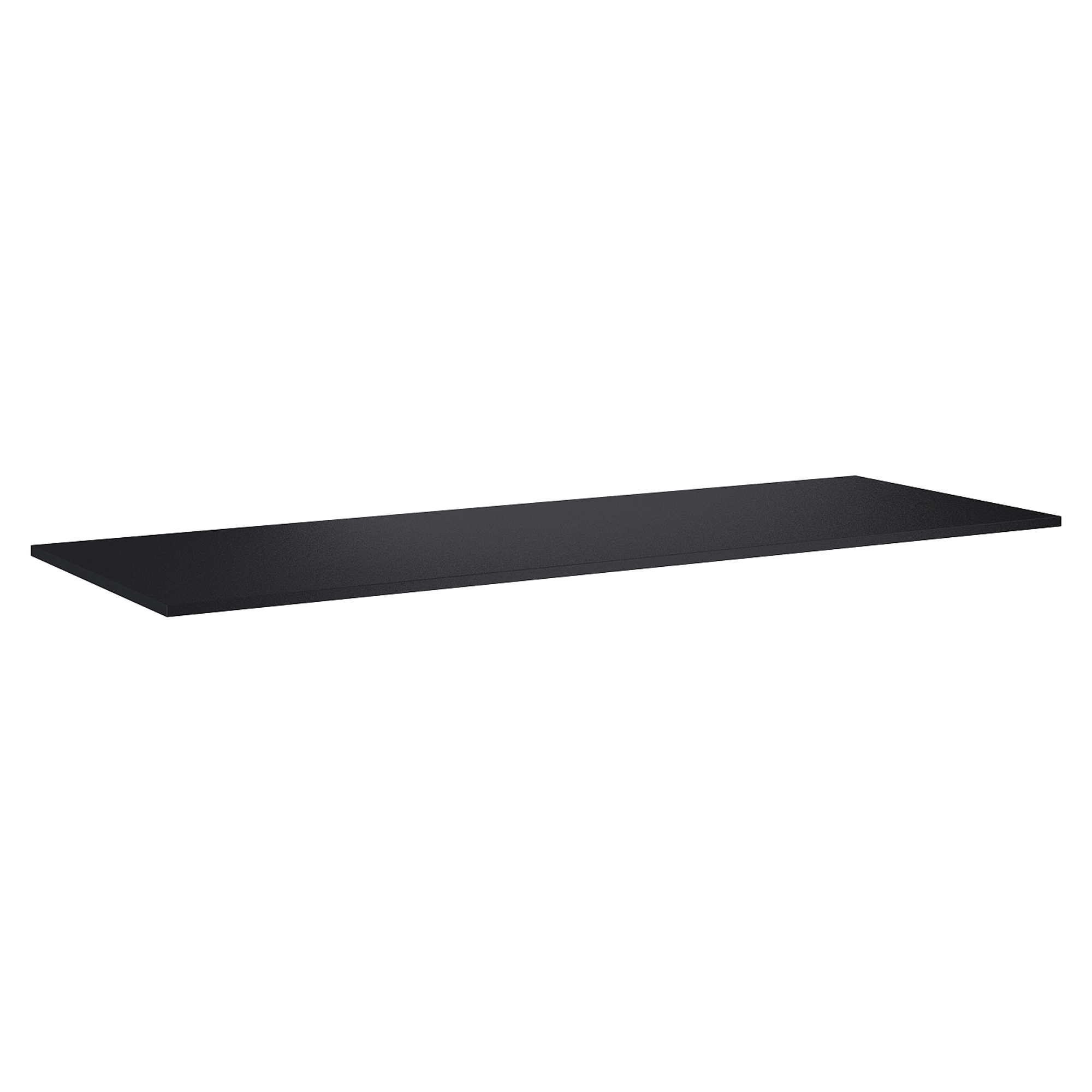 Benkeplate Bloc Svart Matt 140 cm