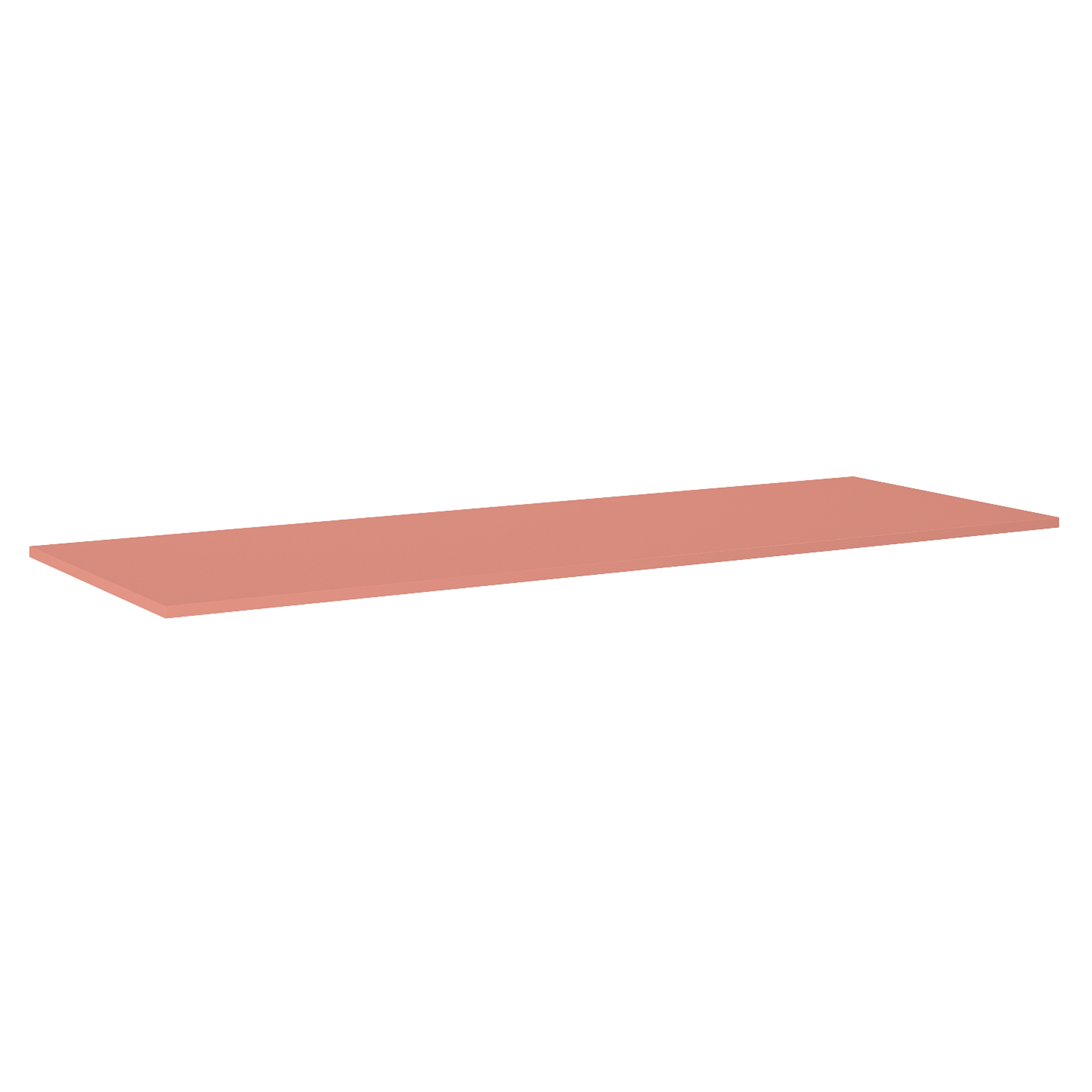 Benkeplate Bloc Rosa Matt 140 cm