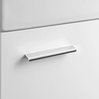 Servantskap Rove Hvit 40 cm med Servant Hvit Blank