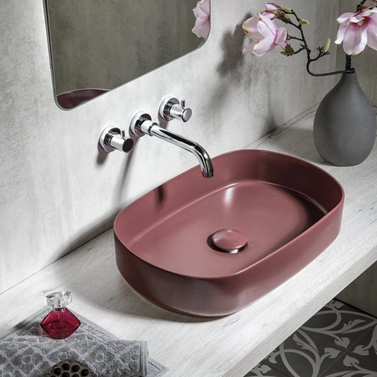 Servant Calma Bordeaux Matt 55x36 cm