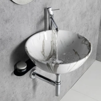 Servant <strong>Brix</strong>  Carraramarmor Blank Ø 42 cm