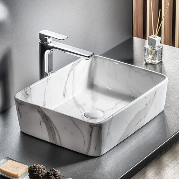 Servant Brix Carraramarmor Blank 48x38 cm