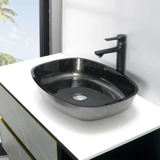 Servant <strong>Verge</strong>  Svart Blank 54x40 cm