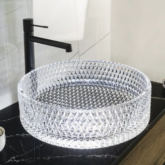 Servant <strong>Asteria</strong>  Klar Blank Rund Ø 40 cm