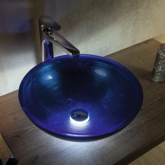 Servant <strong>Fathom</strong>  Blå Blank Rund Ø 40 cm