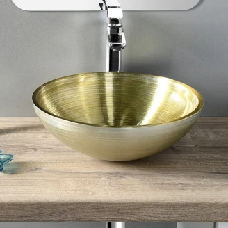 Servant <strong>Fathom</strong>  Guld Blank Rund Ø 40 cm