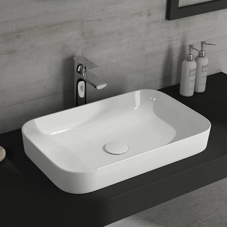 Servant Seren Hvit Blank 60x38 cm