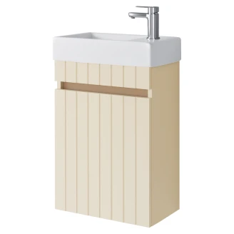 Servantsskåp <strong>Velora</strong>  Beige Matt med Servant