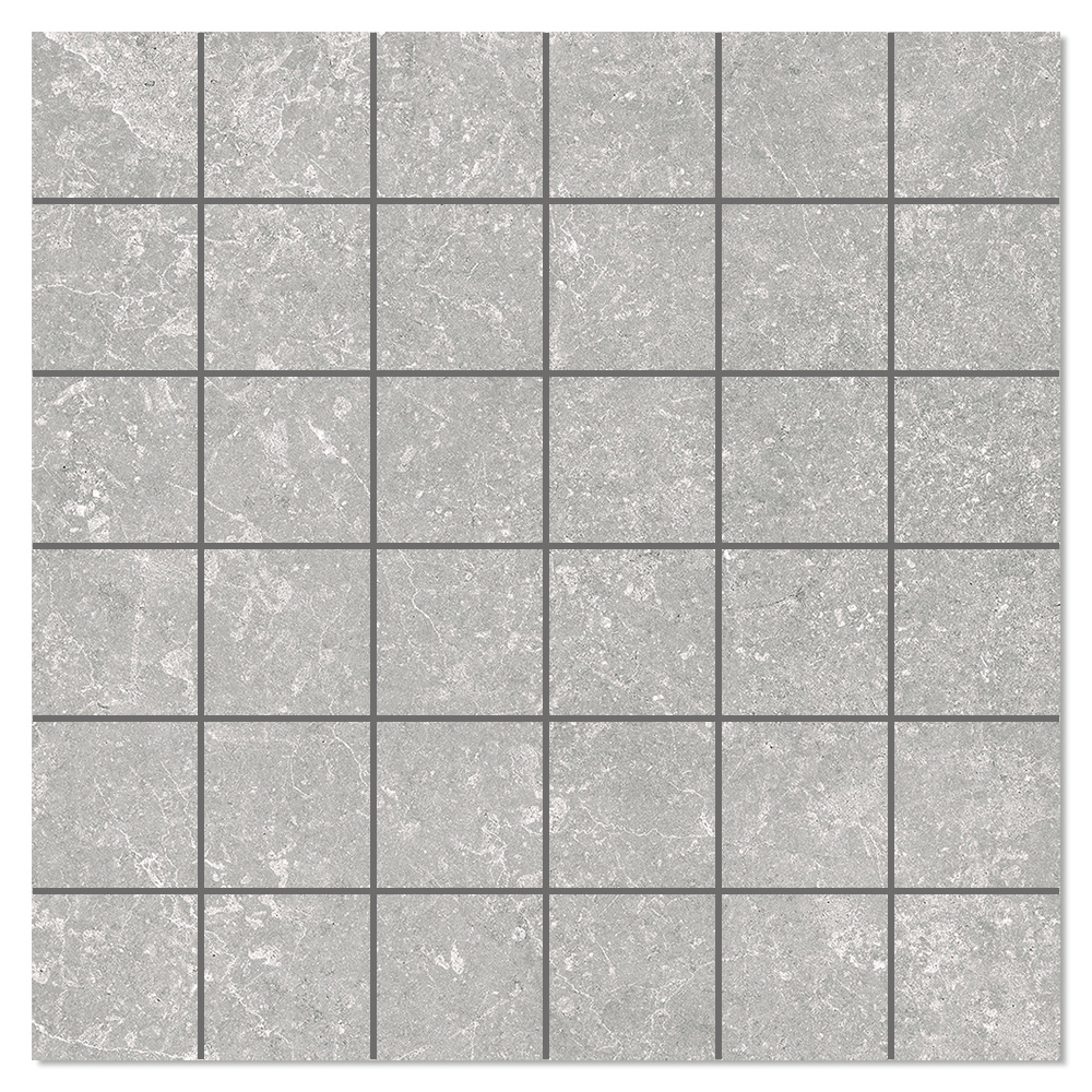 Mosaikkflis Sullivan Grå Matt 30x30 (5x5) cm