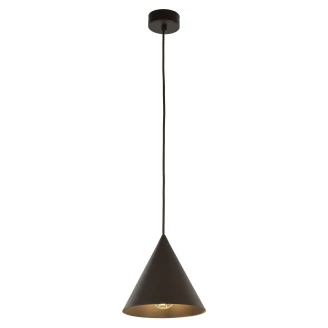 Hængende Lampe <strong>Seattle</strong>  Brun Mat Ø 19 cm