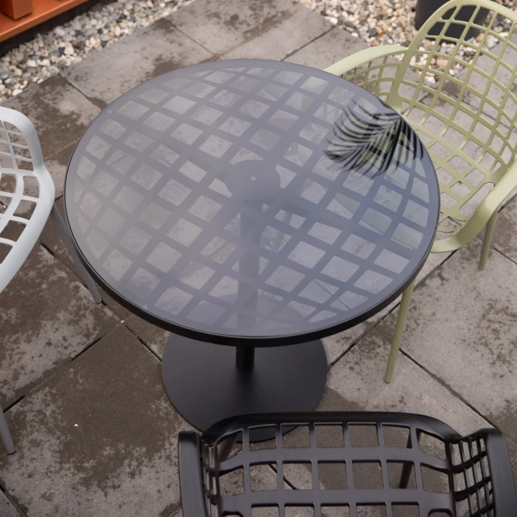 Zuiver Hagebord Albert Garden Svart Ø80 cm