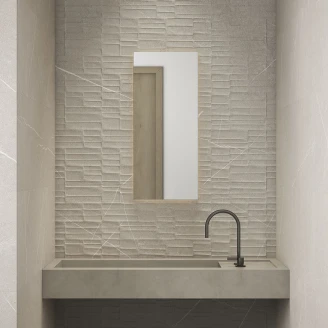Dekor Veggflis <strong>Legacy</strong>  Beige Matt Relieff 40x120 cm