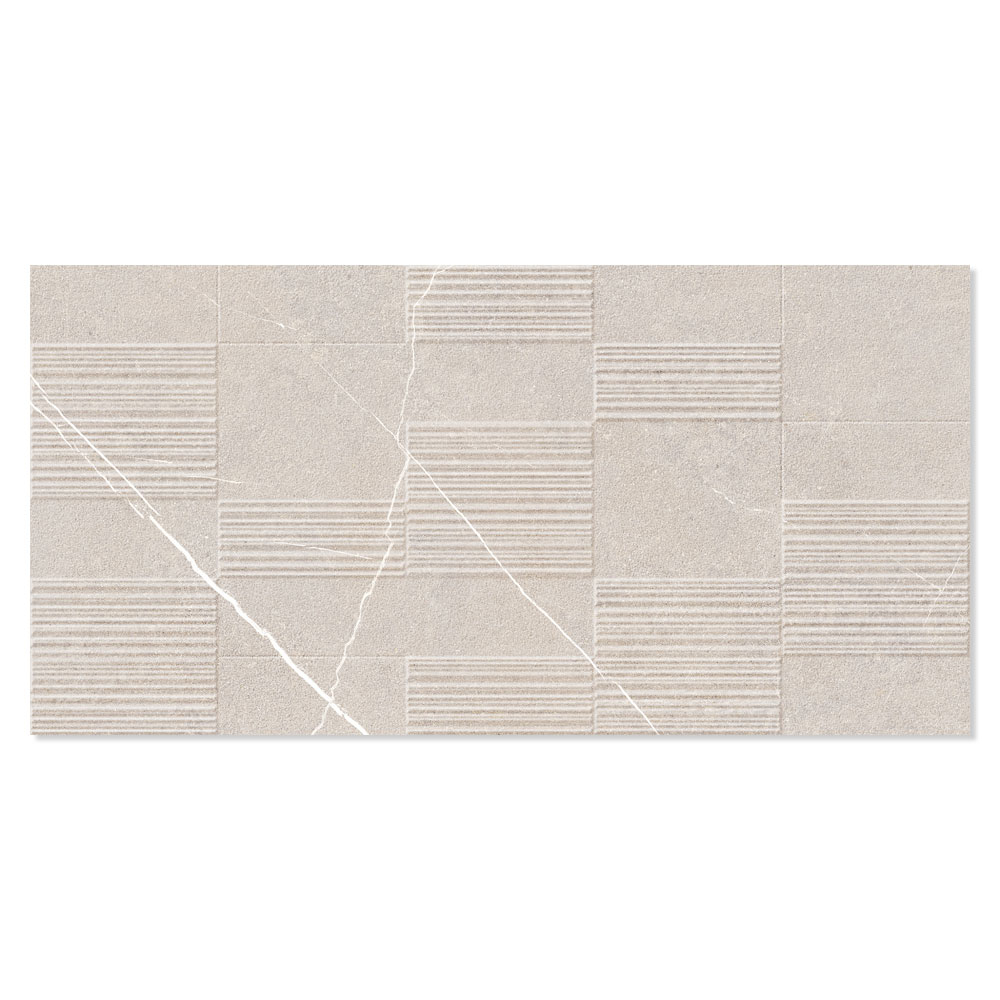 Dekor Veggflis Legacy Beige Matt Relieff 30x60 cm
