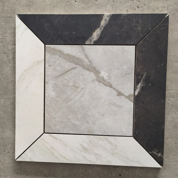 Marmor Mosaikk Gulvflis Canterbury Blanda Perlegrå Matt 30x30 cm
