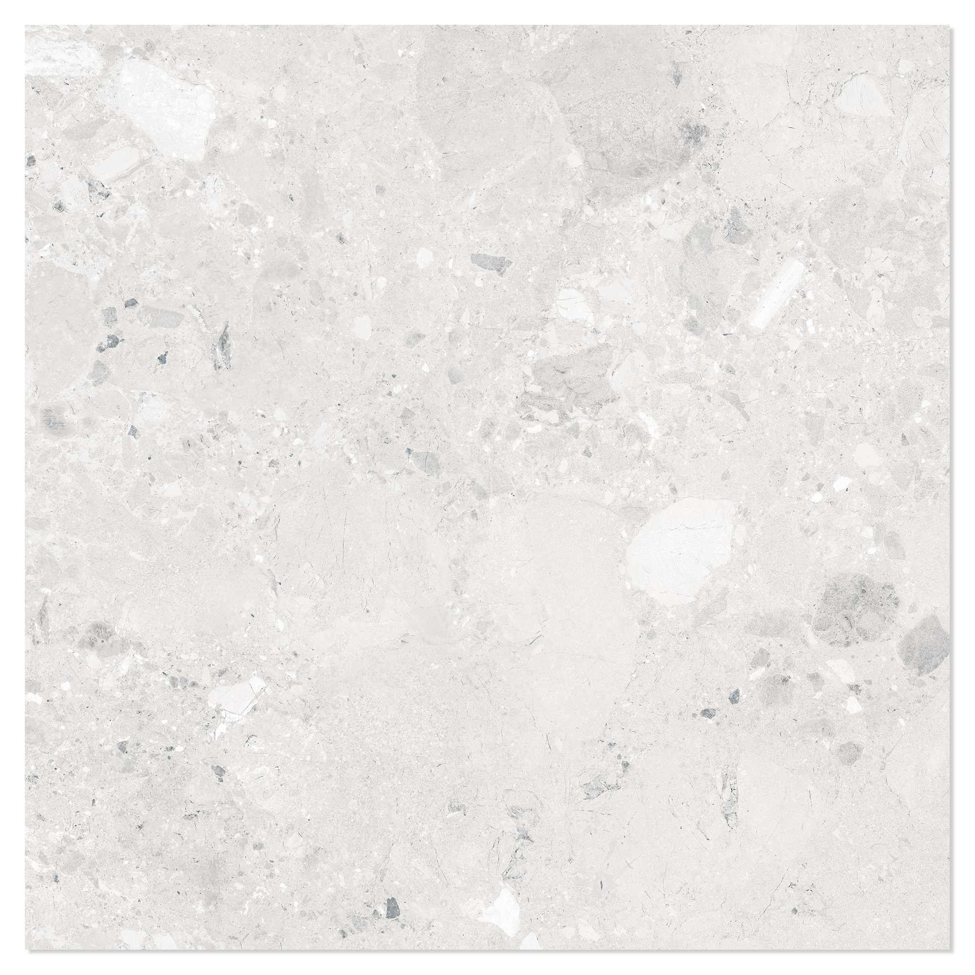 Gulvflis Vento Hvit Matt 90x90 cm