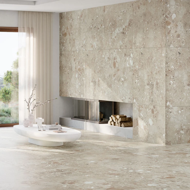 Gulvflis Vento Sandbeige Matt 60x120 cm