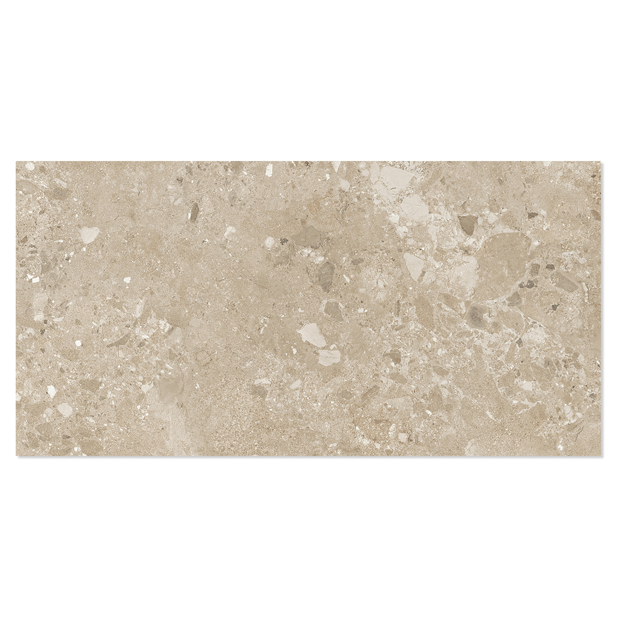 Gulvflis Vento Mørk Beige Matt-Sateng 60x120 cm