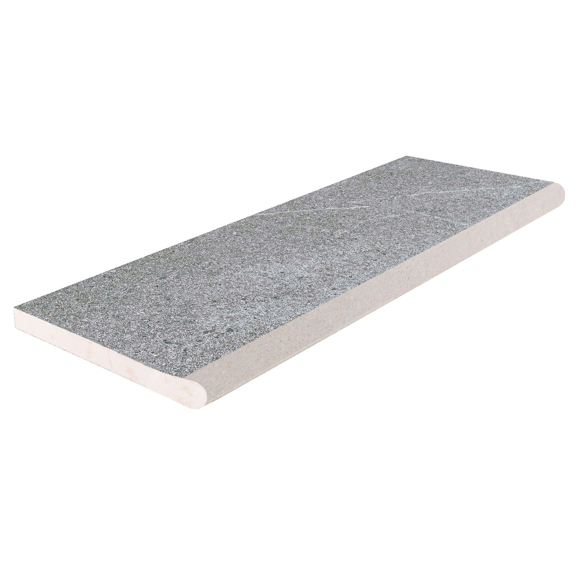 Bassengkant Gulvflis Armor Mørk Grå Matt 20x60 cm Tykkelse 20 mm