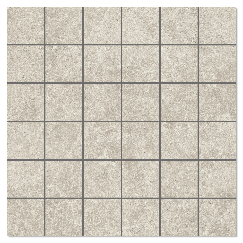 Mosaikkflis Sullivan Mörkbeige Matt 30x30 (5x5) cm