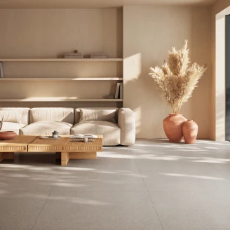 Gulvflis <strong>Maui</strong>  Gråbeige-Damp Matt 120x120 cm
