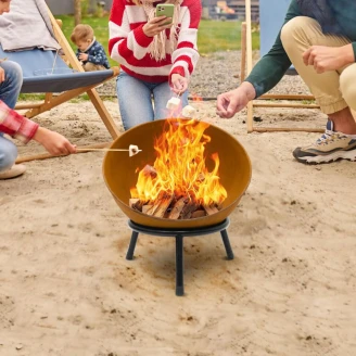 <strong>Heat</strong>  Ildskål med Ben Bronse