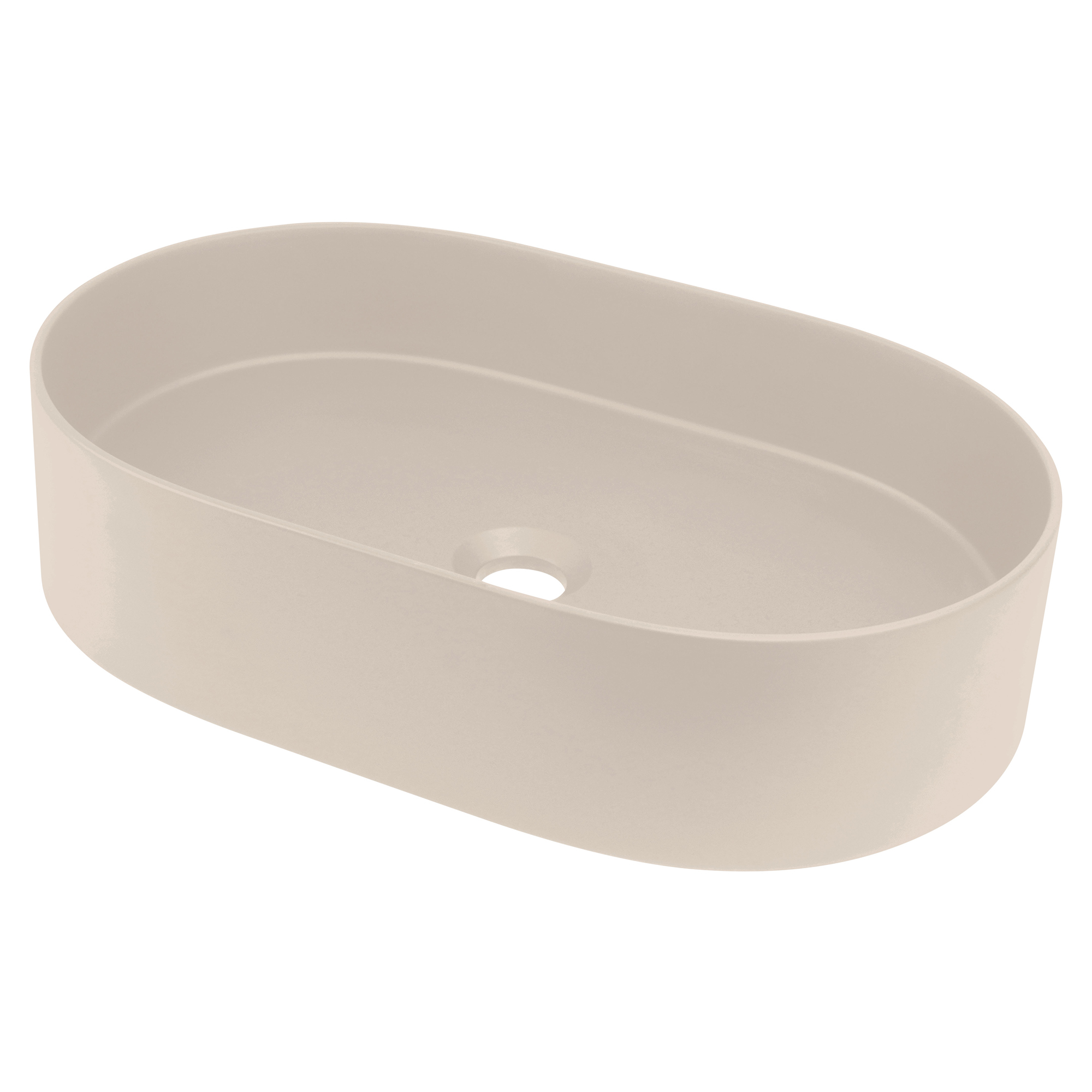 Servant Oval Silia Beige Matt 55x35 cm