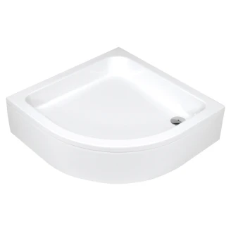 Dusjkar <strong>Plus</strong>  90x90 cm Rund Hvit Blank
