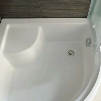 Dusjkar Fioris Rund 90x90 cm Hvit Blank