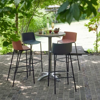 Woood Hagebord Jeppe Brun, Grå Ø70 cm