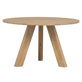Woood Spisebord <strong>Rhonda</strong>  Naturlig Ø129 cm