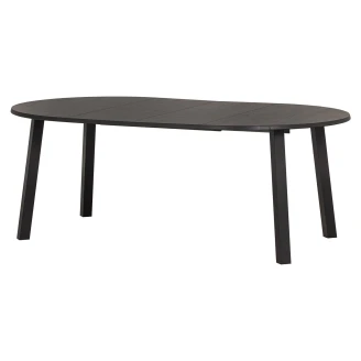 Woood Spisebord <strong>Lange Jan</strong>  Eik Svart Ø 120 cm