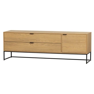 Woood TV-benk <strong>Silas</strong>  Eik Tre 180 cm