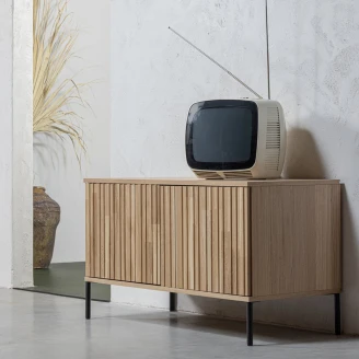 Woood TV-benk <strong>Gravure</strong>  Eik Tre 100 cm