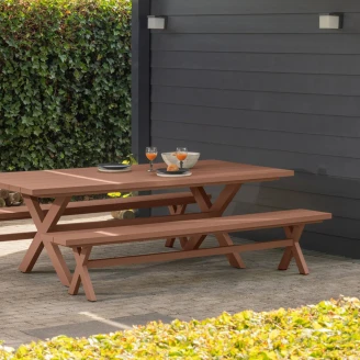 Woood Hagebord <strong>Delta Picknick</strong>  Terra 220x100 cm